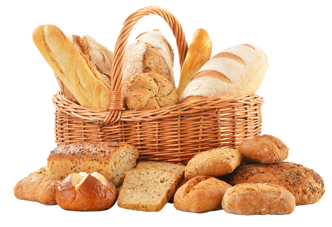 Korb mit Brot