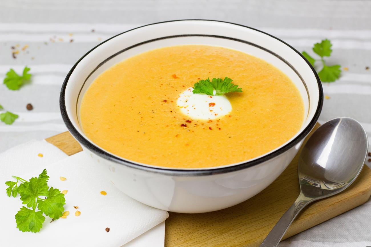 Cremige Suppe gluten- und laktosefrei