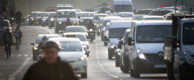 Luftverschmutzung Straßenverkehr